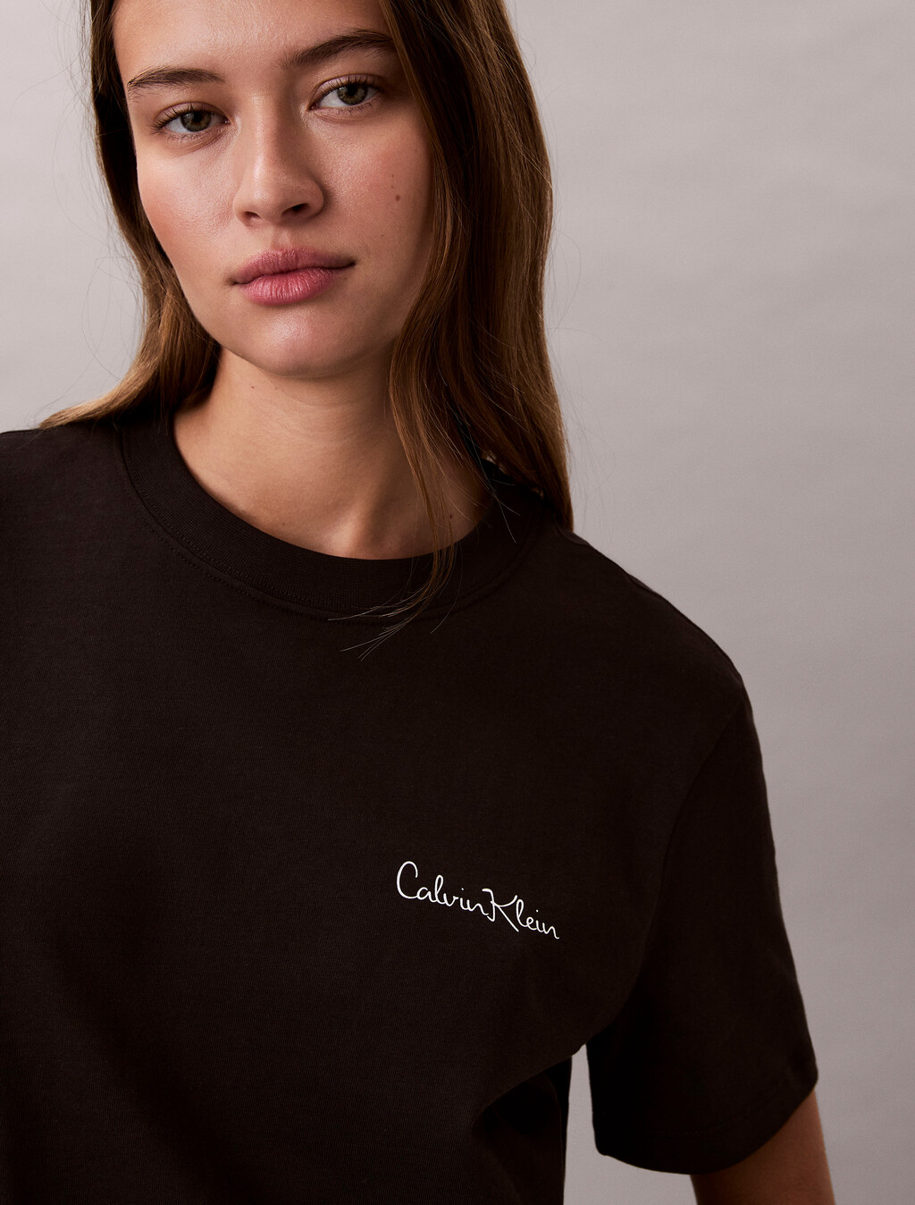 Script Logo Graphic Classic T-Shirt, Black, hi-res