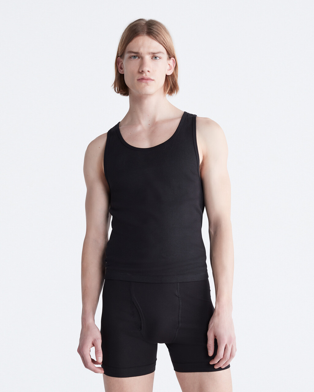 Cotton 3-Pack Tank Top, 3 Black (Legacy 001), hi-res