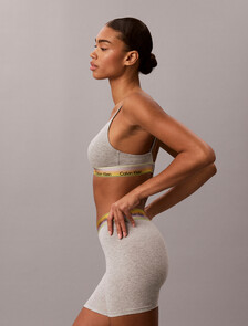 Lightly Lined Triangle Bra - Pride, Grey Heather, hi-res