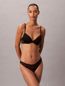 Lift Demi Bra - Sensual Stretch Lace, Black, hi-res