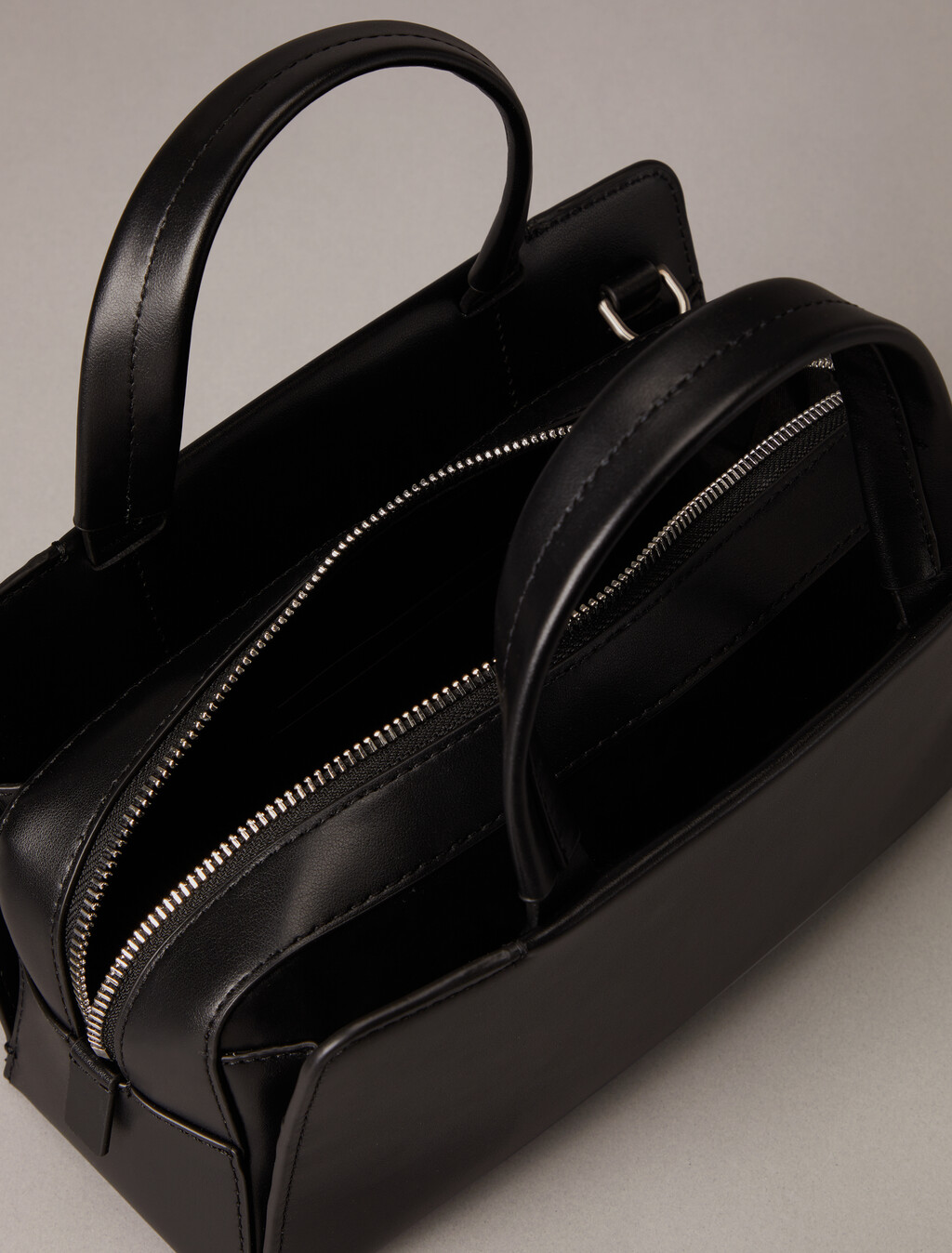CK Attaché Small Satchel, Black Beauty, hi-res