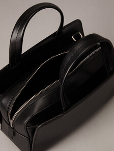 CK Attaché Small Satchel, Black Beauty, hi-res
