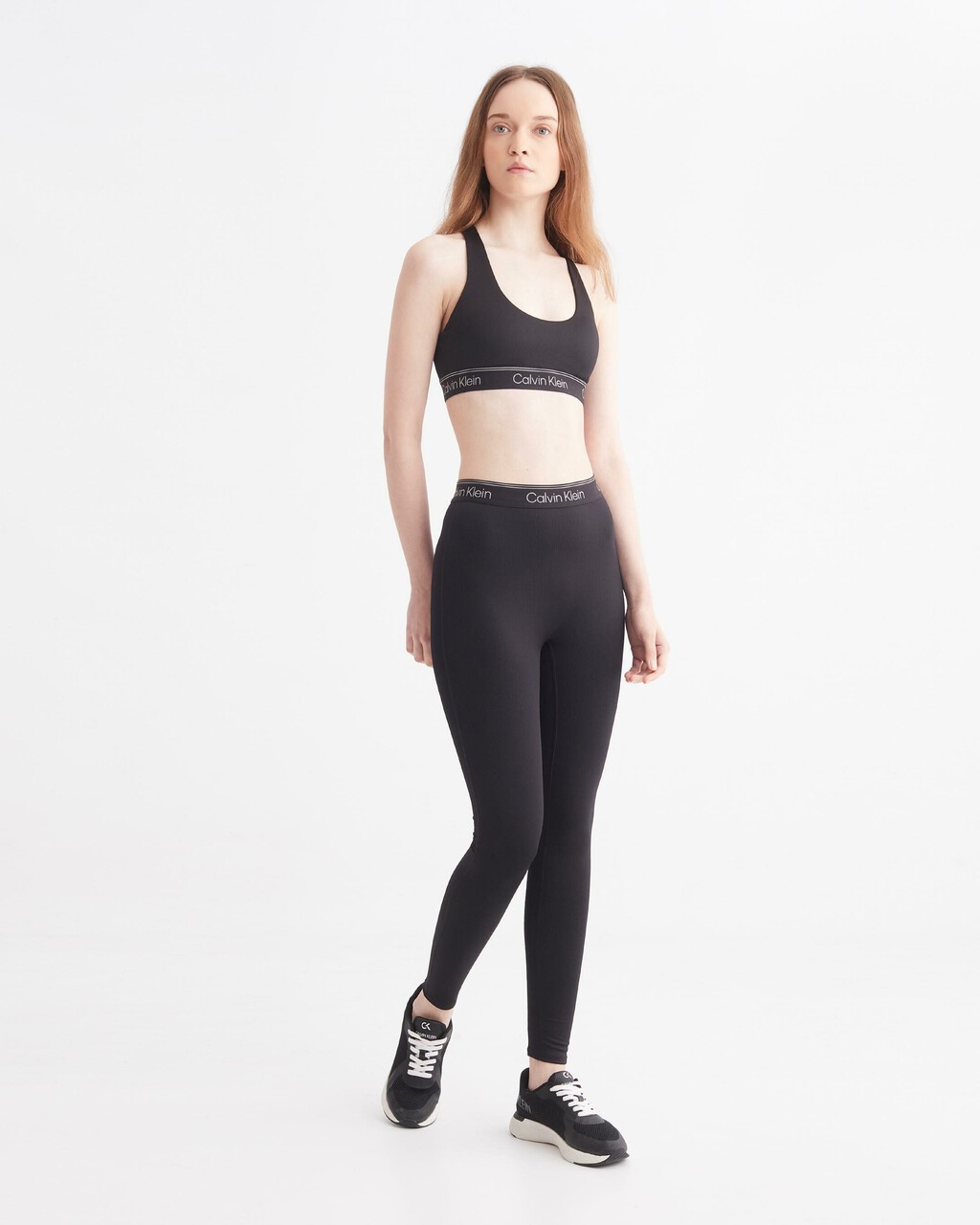 CK Athletic 7/8 Gym Leggings | black | Calvin Klein Singapore | Trainingshosen