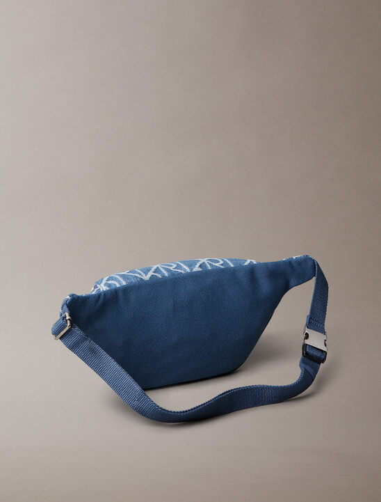 Denim Logo Jacquard Bum Bag