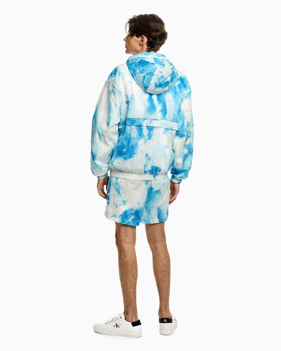 CLOUD PRINT NYLON WINDBREAKER