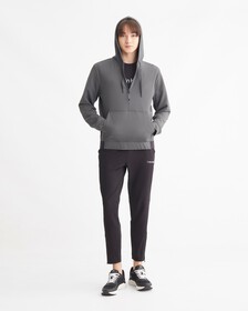ACTIVE ICON HALF ZIP HOODIE, GREEN CHIC, hi-res