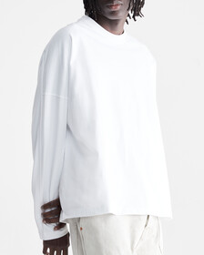 STANDARDS BLOOMS GRAPHIC LONG SLEEVE TEE, BRILLIANT WHITE, hi-res