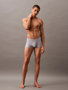 CK Black Low Rise Trunks, Sleet, hi-res
