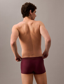 CK Black Low Rise Trunks, Purple Glo, hi-res