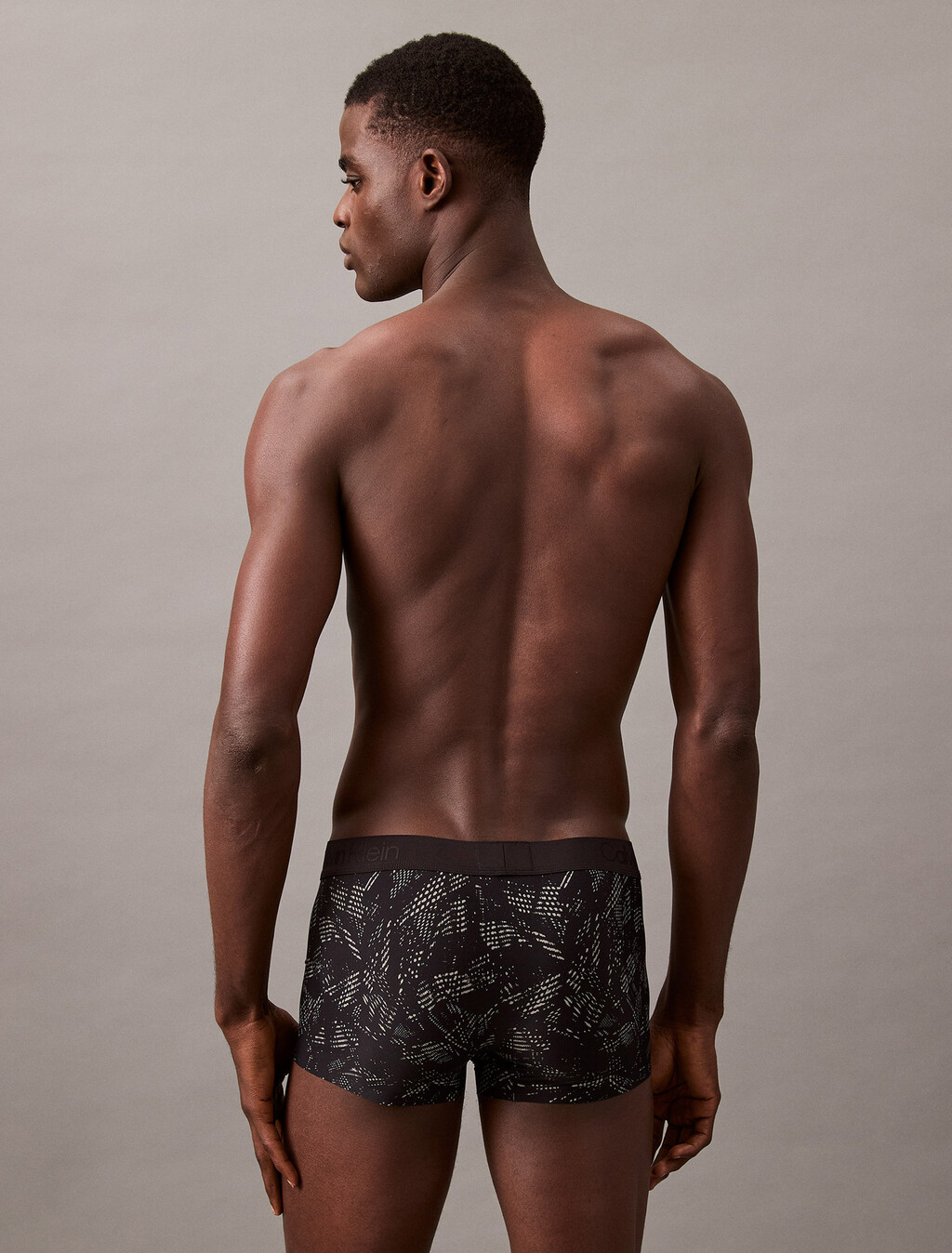 CK Black Print Low Rise Trunk, MESH SHADOWS_BLACK, hi-res