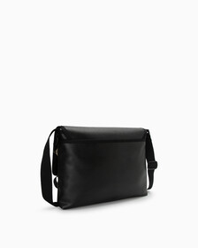 CKJ Tagged Messenger Bag, BLACK, hi-res