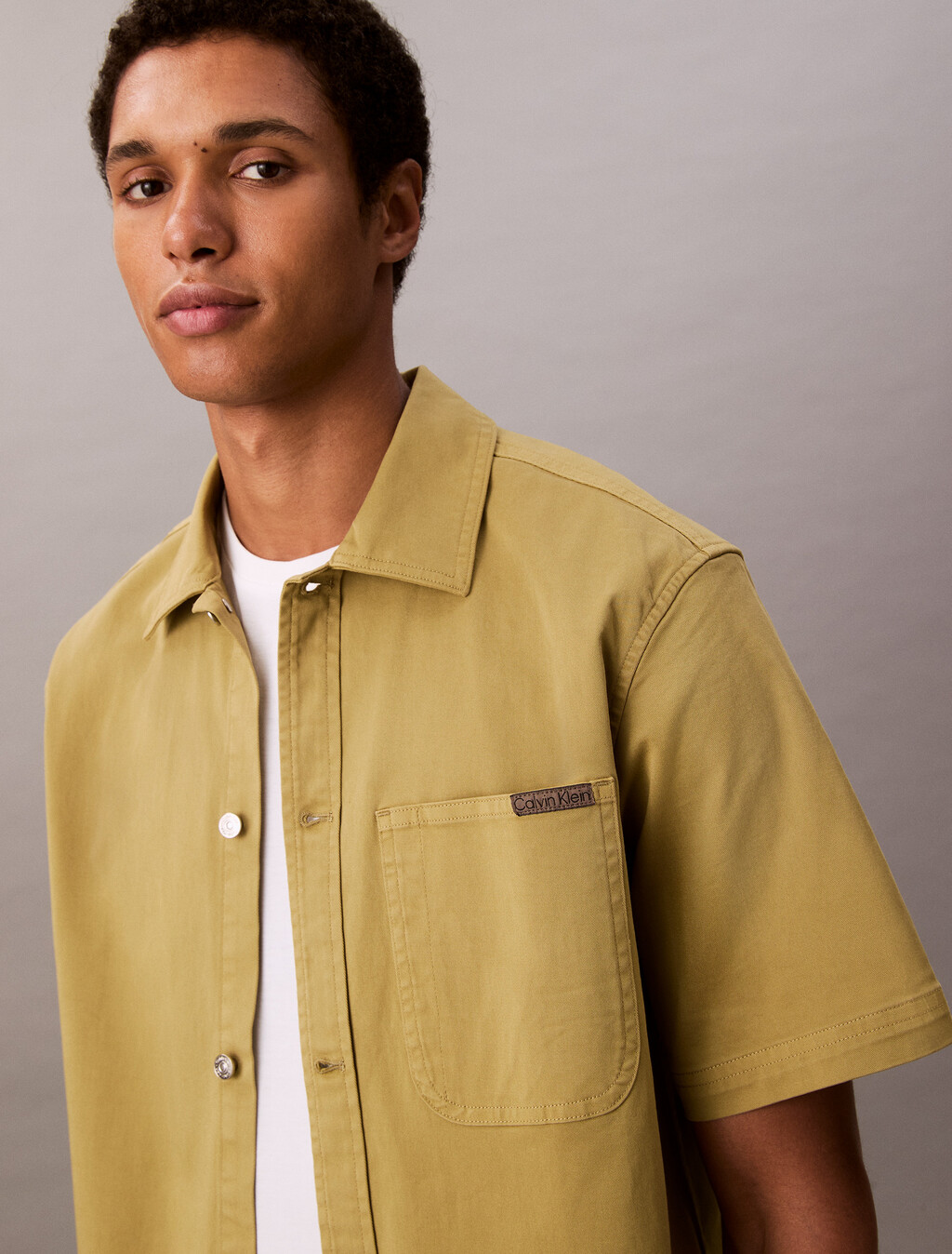 Utility Relaxed Short Sleeve Shirt, Cedar, hi-res