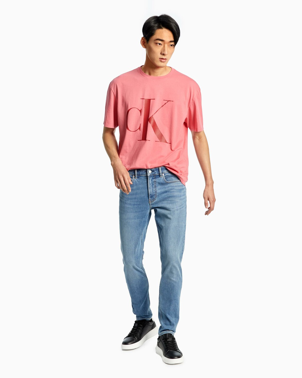 MONOGRAM RELAXED FIT TEE, RAPTURE ROSE-67, hi-res