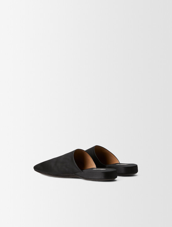 Hugh Silk Satin Slipper