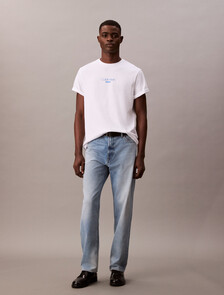 Acid Wash Logo T-shirt, Brilliant White, hi-res
