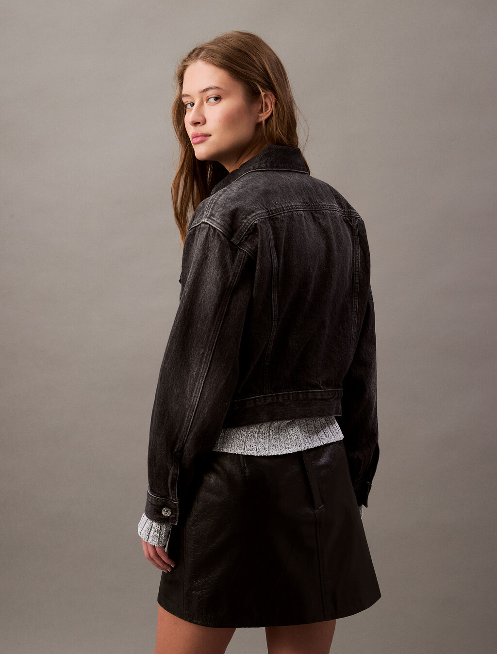 90's Denim Jacket, BLACK FOG, hi-res