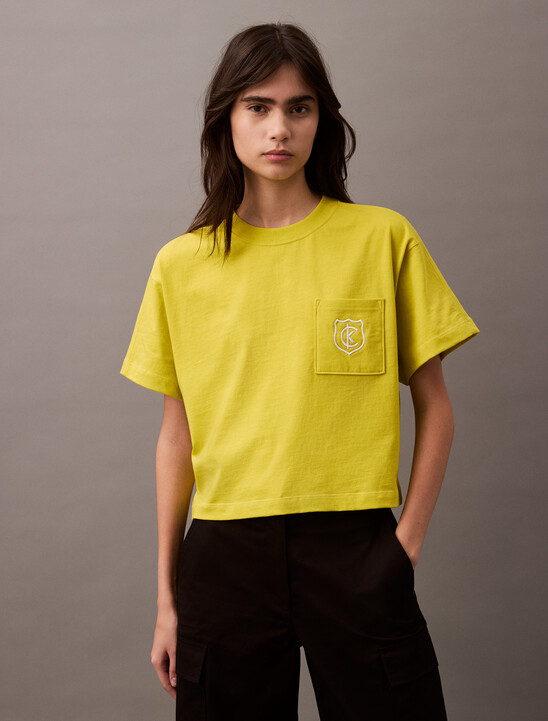 CK Crest Boxy Pocket Tee