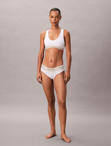 Bikini Briefs - Heritage Cotton, White, hi-res