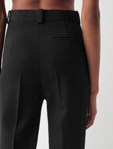 Lucia Slim Trousers, Black, hi-res