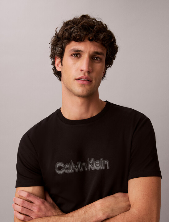 Graphic Double Knit Slim Tee