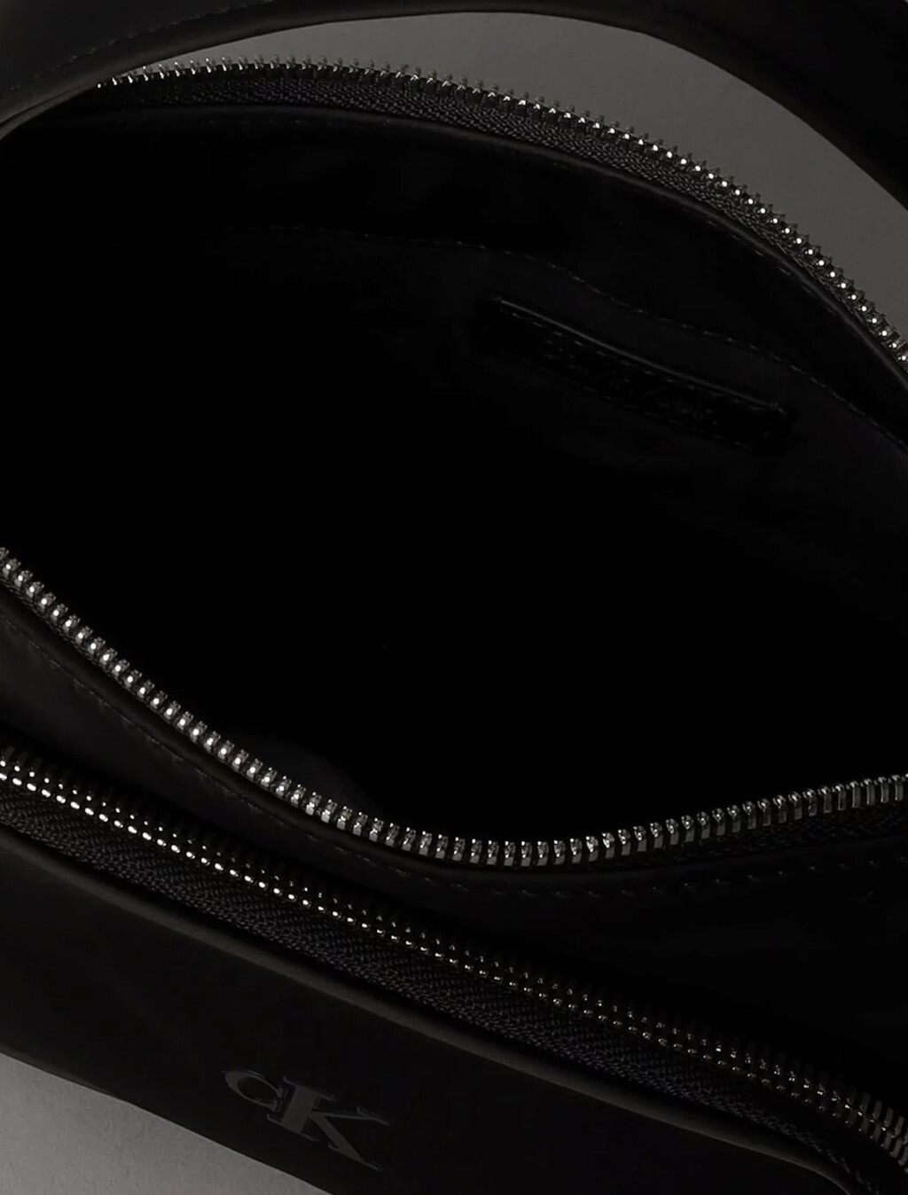 Soft Satin Nylon Shoulder Bag, Black, hi-res