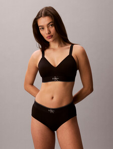 CK Graphic Hipster Panty, Black, hi-res