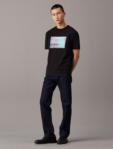 Relaxed Graphic Print T-shirt, Ck Black, hi-res