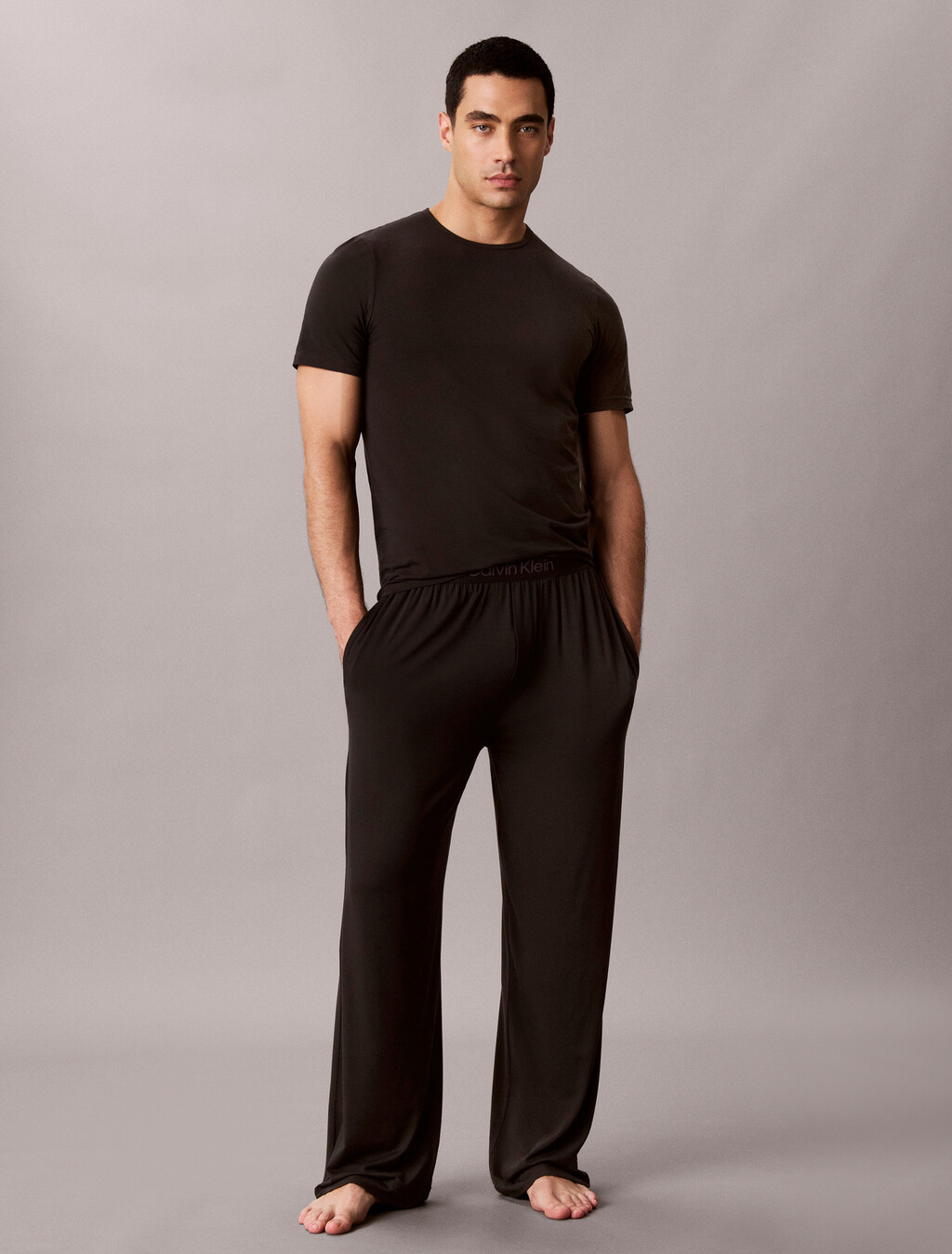 Crewneck Lounge T-Shirt, Black, hi-res