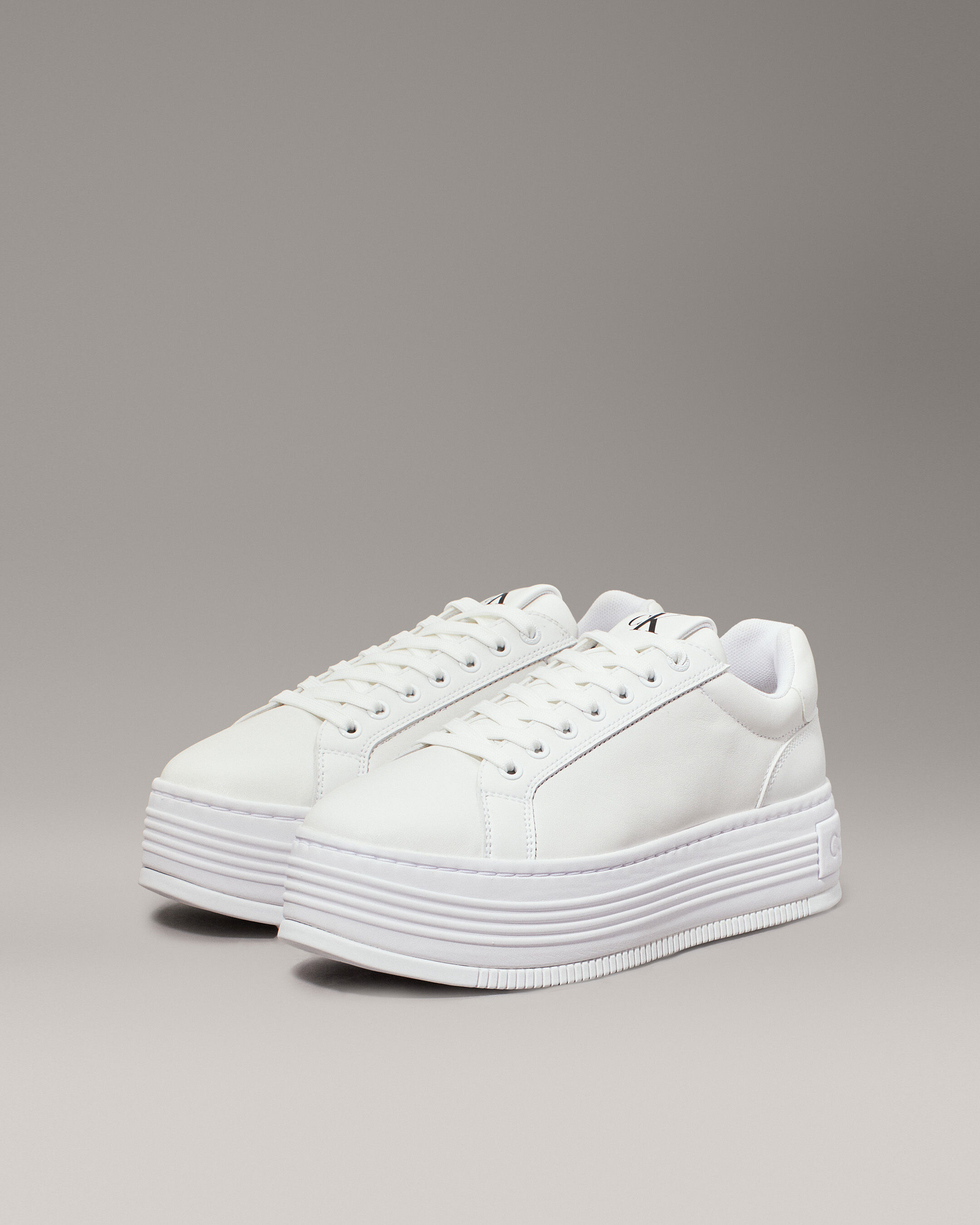 Cheap white platform trainers online