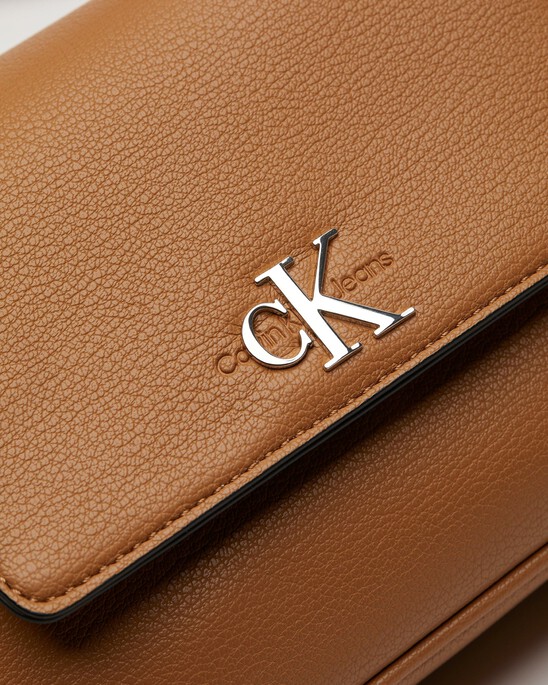MINIMAL MONOGRAM FLAP CROSSBODY BAG