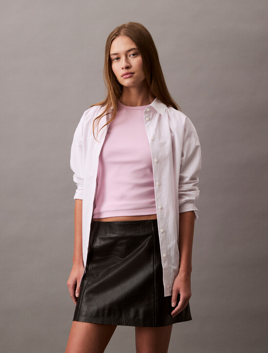 Leather Mini Skirt