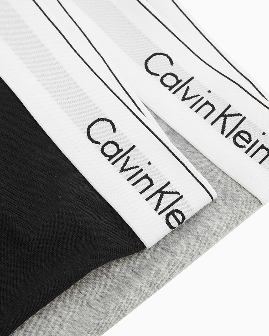 MODERN COTTON STRETCH TRUNKS 2 PACK, Grey Heather/Black, hi-res