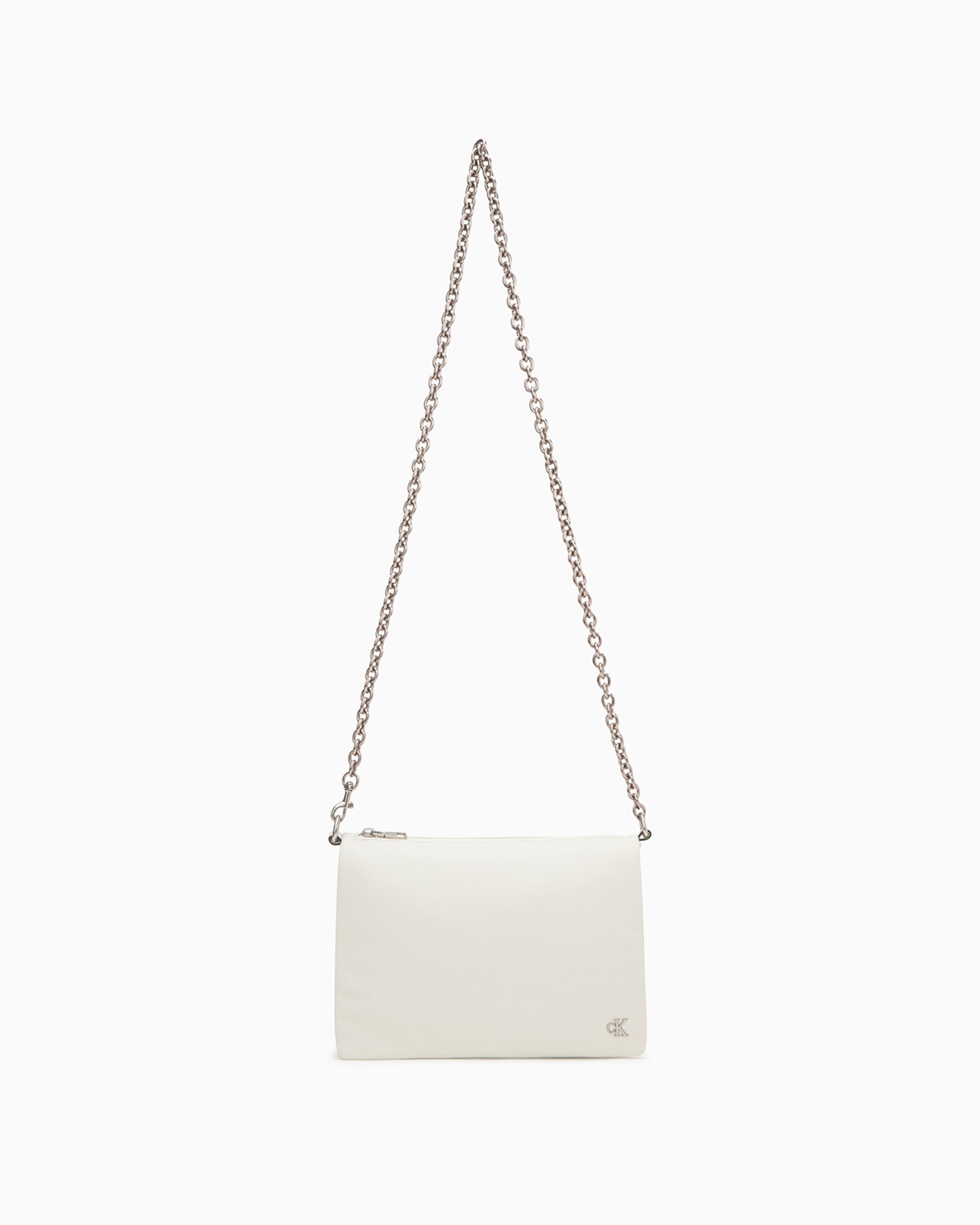 Calvin klein white shoulder bag new arrivals