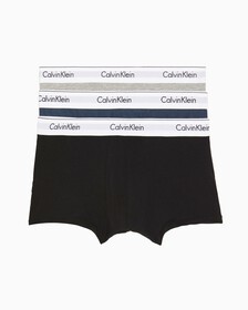 MODERN COTTON TRUNK 3 PACK, GREY HTR BLACK, hi-res