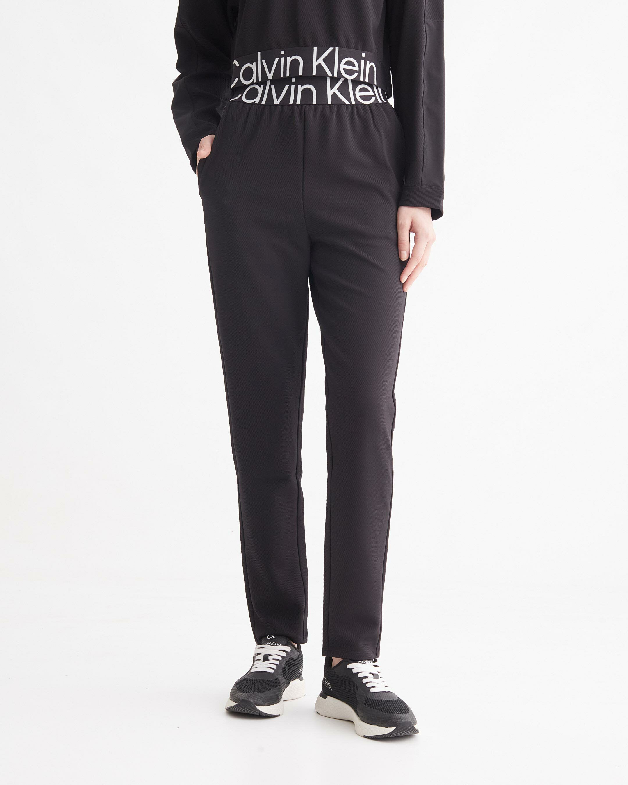 Calvin klein black sweatpants sale