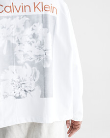 STANDARDS BLOOMS GRAPHIC LONG SLEEVE TEE, BRILLIANT WHITE, hi-res
