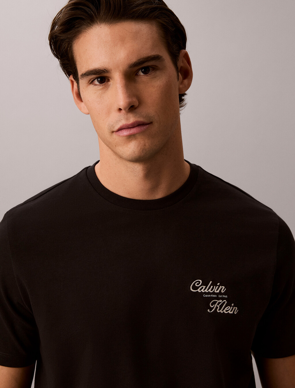 Cooling Classic Script Logo Tee, Black, hi-res