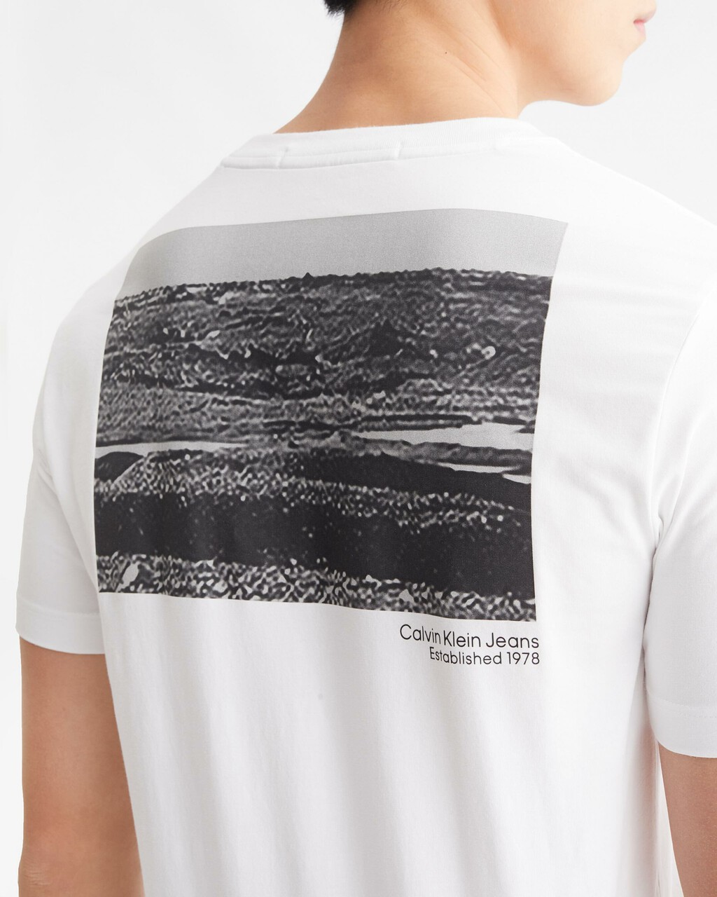 LANDSCAPE PRINT SLIM TEE, Bright White, hi-res