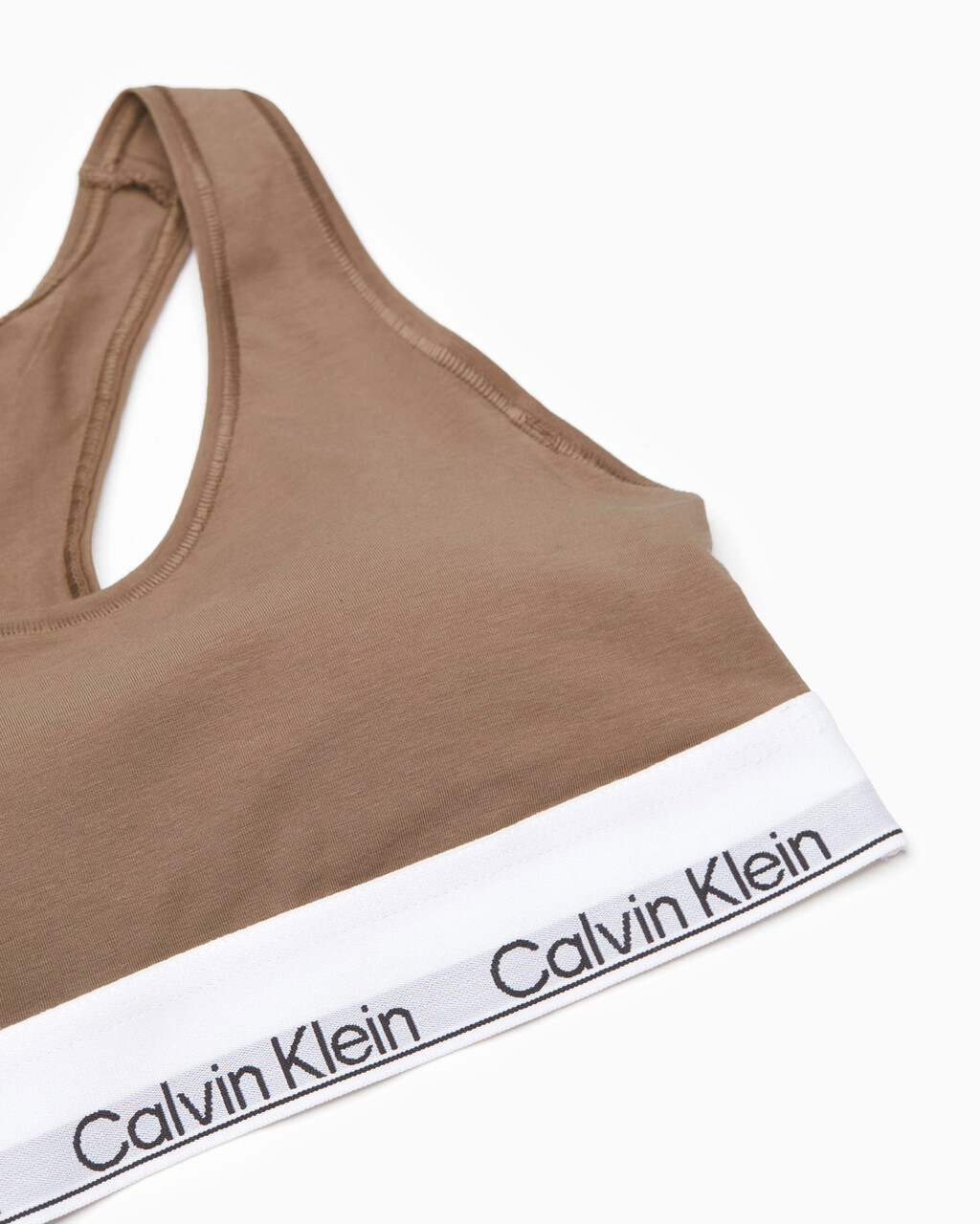 Sustainable Lightly Lined Bralette, Rich Taupe, hi-res