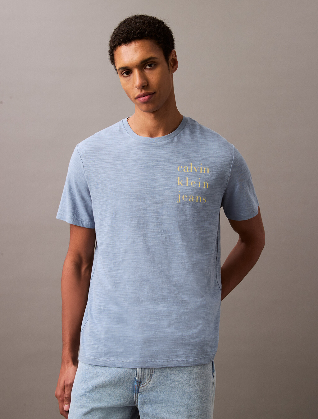 Logo T-shirt, Faded Denim, hi-res