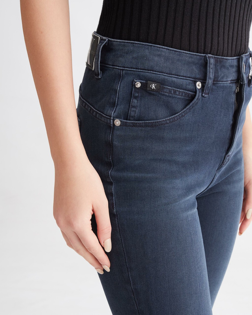 ULTIMATE STRETCH HIGH RISE SKINNY ANKLE BODY JEANS, Blue Black Rwh, hi-res