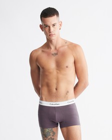 Modern Cotton Stretch Trunks 2 Pack, Satellite/Huckleberry, hi-res