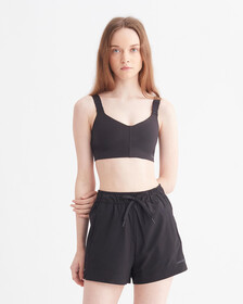 ESSENTIALS HIGH IMPACT SPORTS BRA, BLACK BEAUTY, hi-res