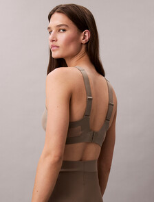 Invisibles Medium Support Mesh Bra, Captivating Gray, hi-res