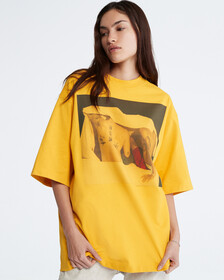 STANDARDS RELAXED HUDDLE GRAPHIC T-SHIRT, Spectra Yellow, hi-res