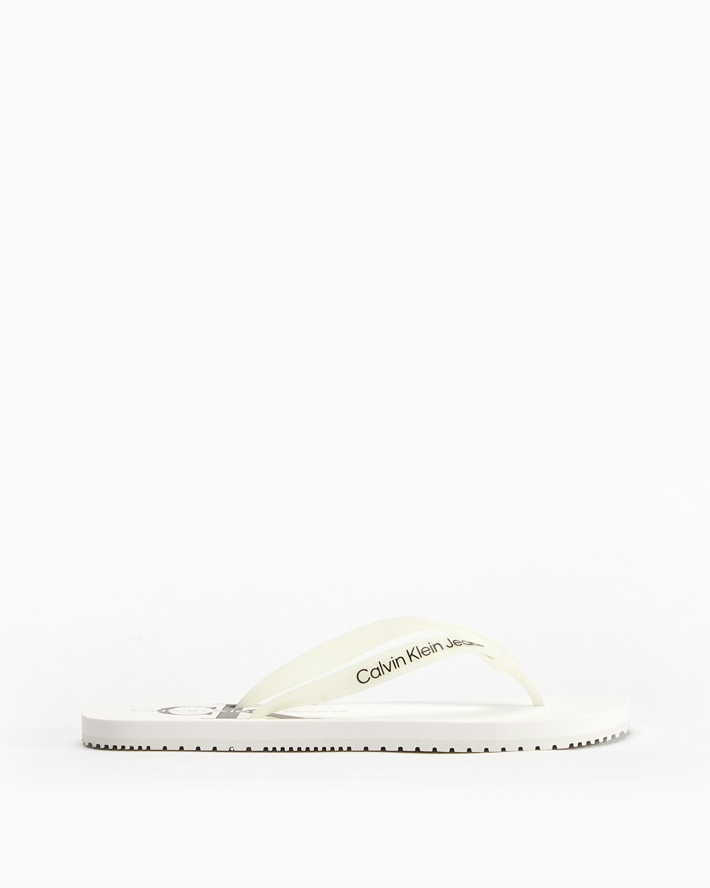 DELHI MONOGRAM BEACH SANDALS, White, hi-res