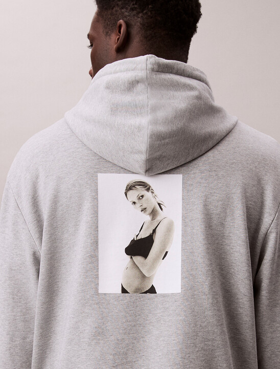 Kate Moss Fleece Graphic Hoodie
