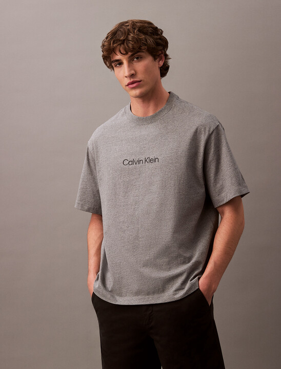Calvin Logo Crew Neck Tee