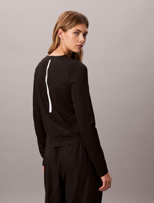 Intense Power Mesh Top, Black, hi-res