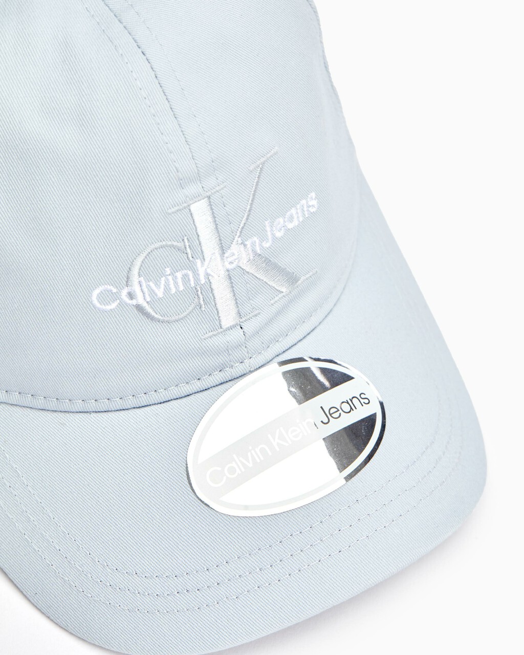 CKJ EMBROIDERED MONOGRAM CAP, Blue Oasis, hi-res